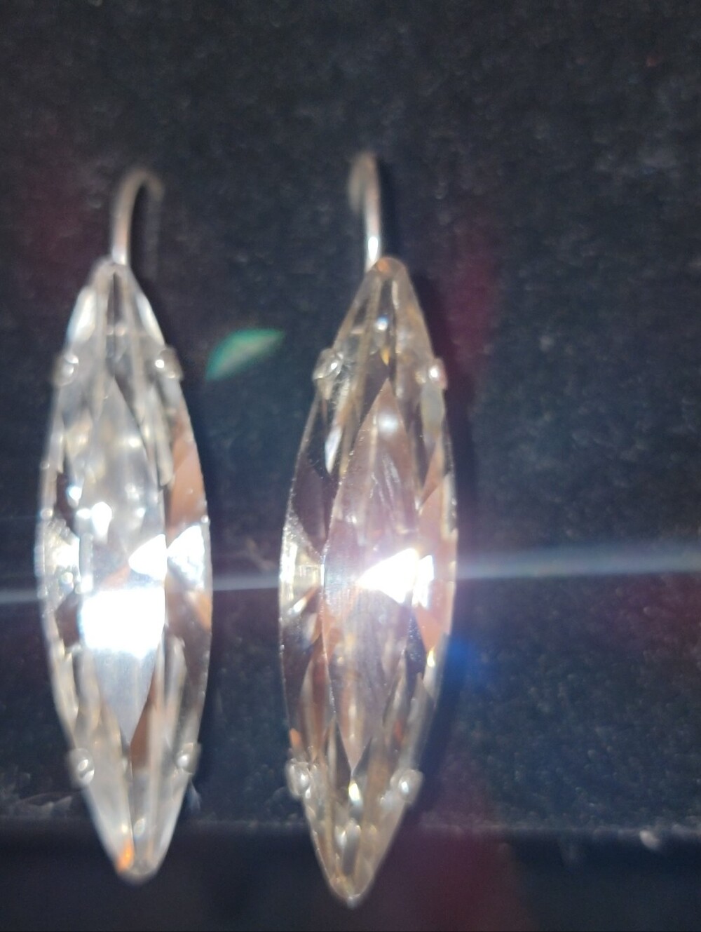 Earrings 🌴🌴🌴Old Hollywood Style🌴🌴🌴 Glam Swarovski Crystal Earrings - Picture 13 of 17